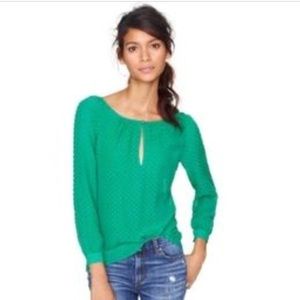 J. Crew Swiss Dot top